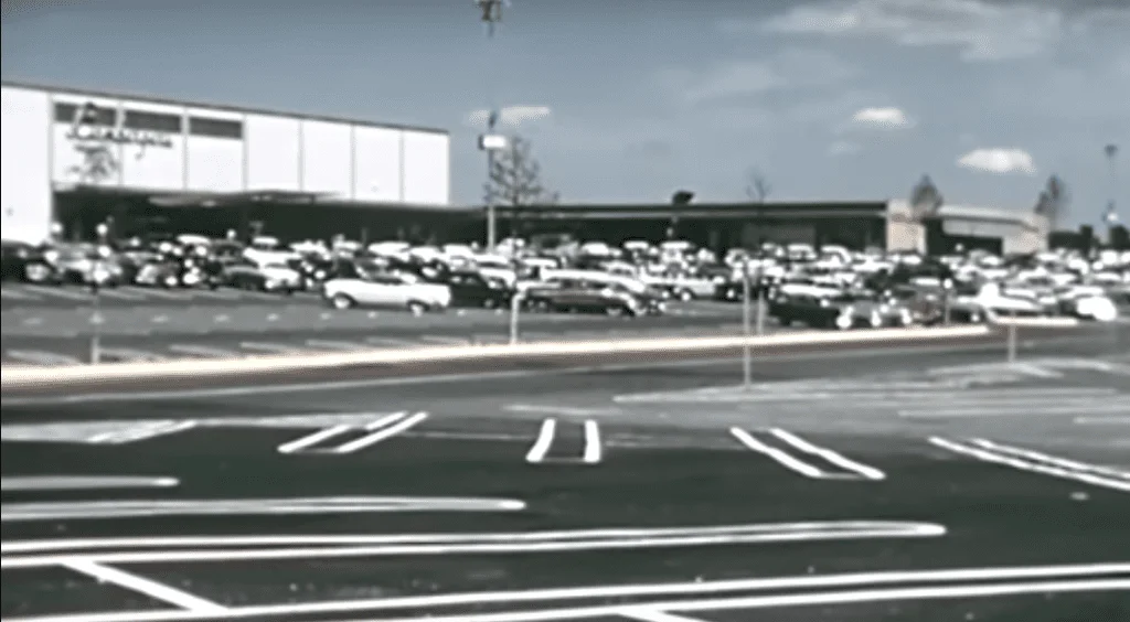 Bergen Mall being built in 1957