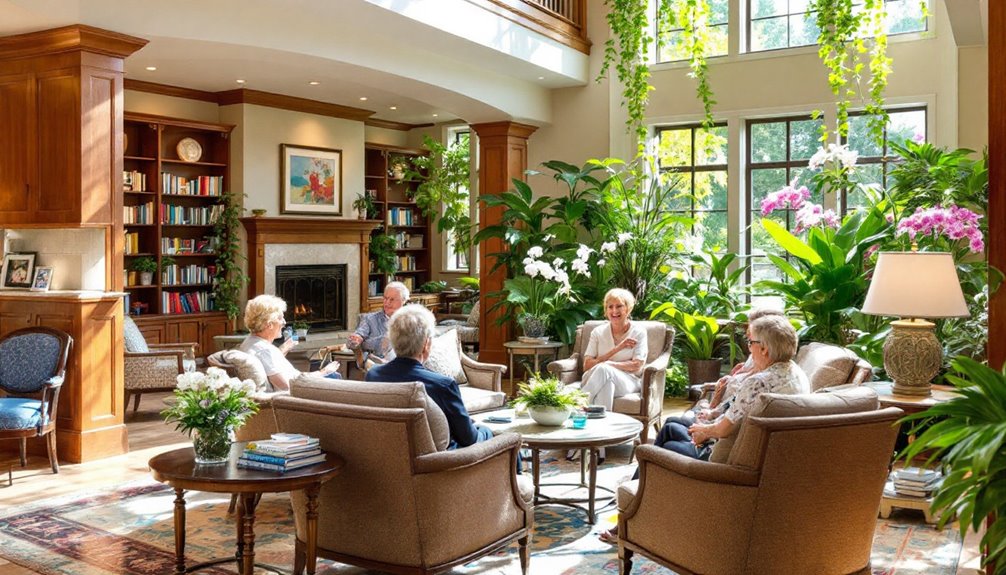 maintenance free assisted living amenities