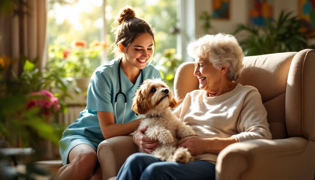 pet therapy enhances seniors well being