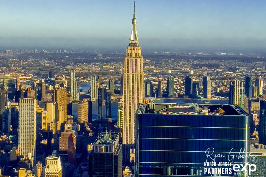 Empire State Building From The Edge at Hudson Yards
